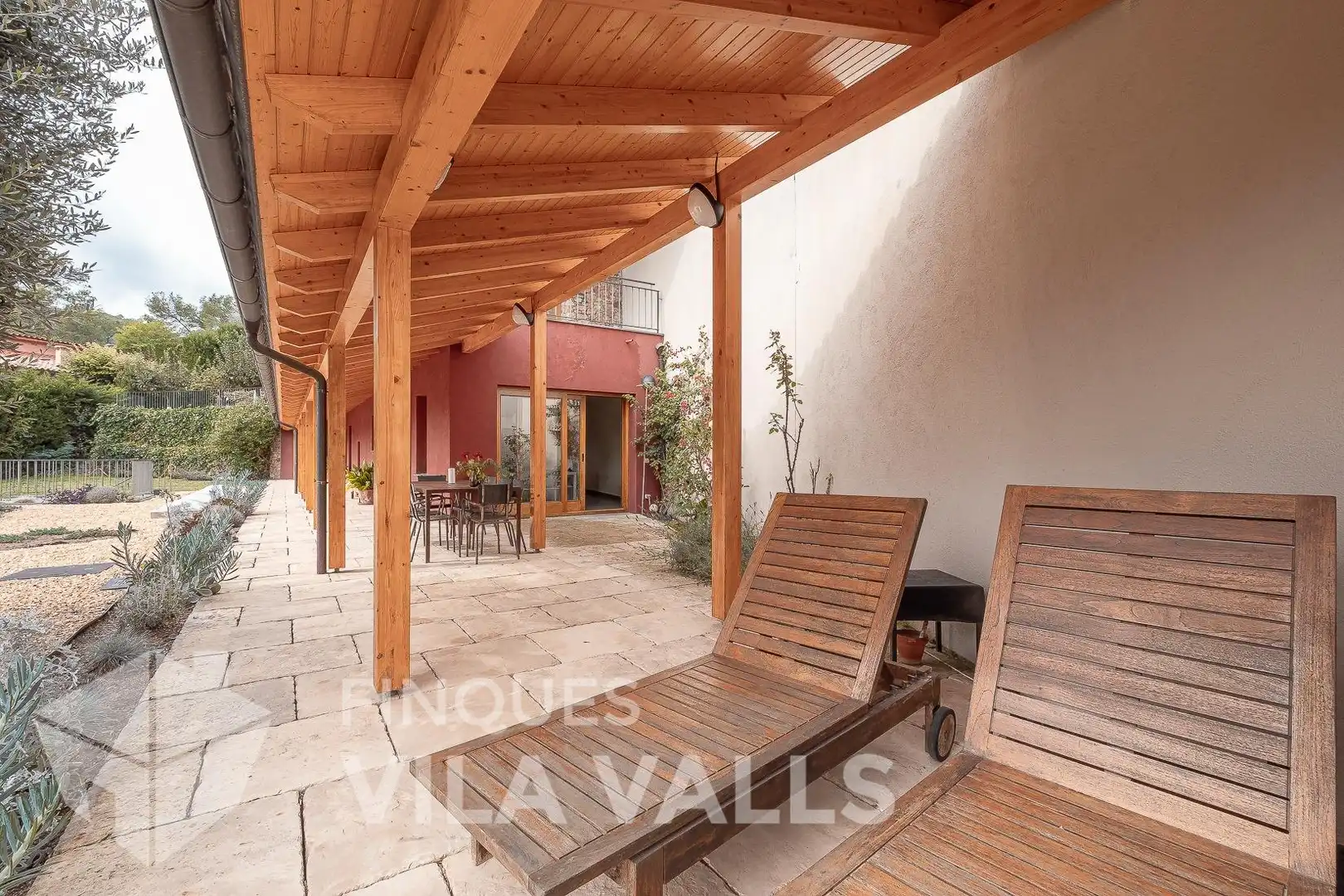 Terraza de Casa o chalet en venta en Gallifa con Aire acondicionado, Calefacción y Jardín privado