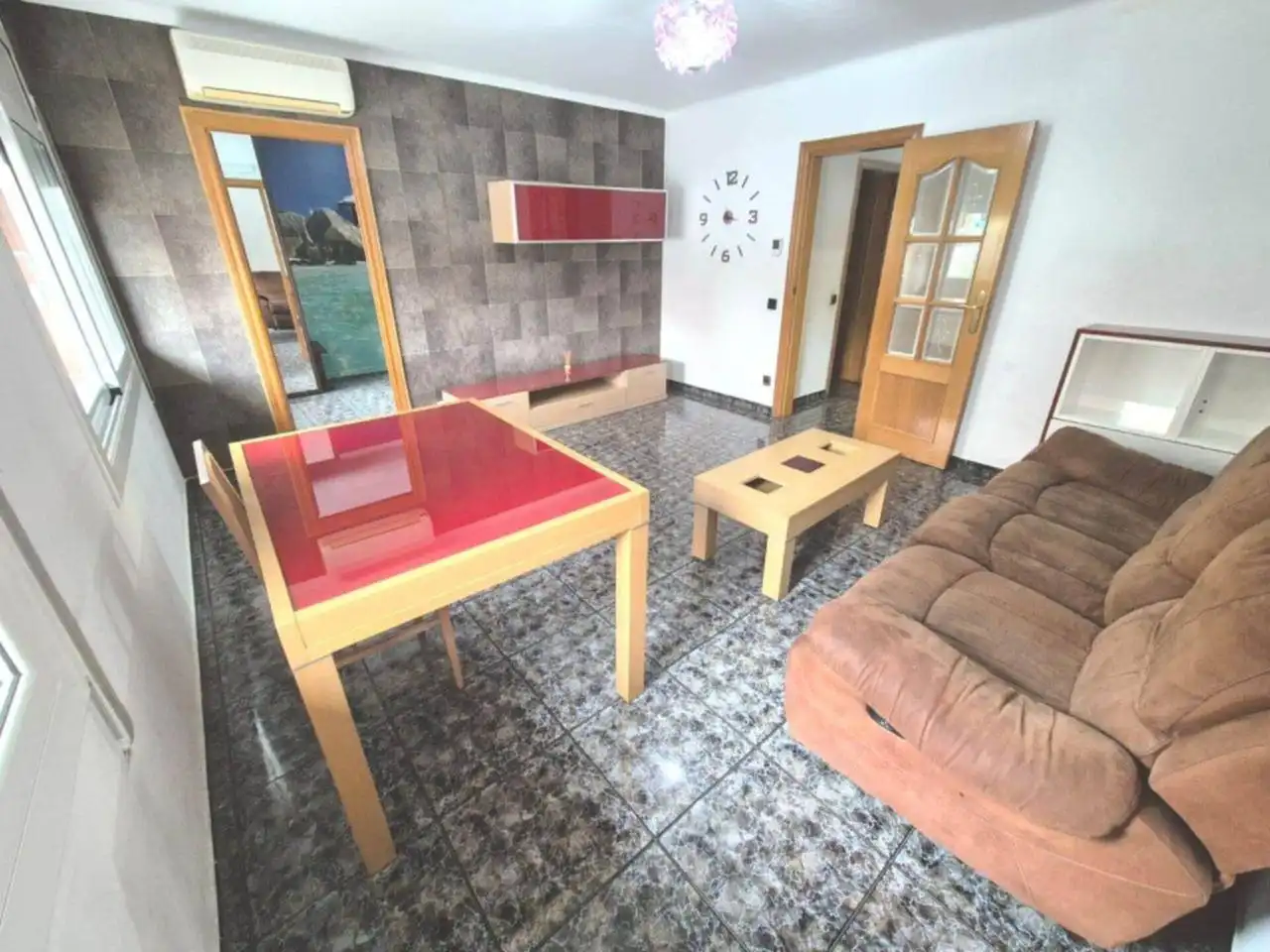 Living room of Flat for sale in Badalona  with Air Conditioner