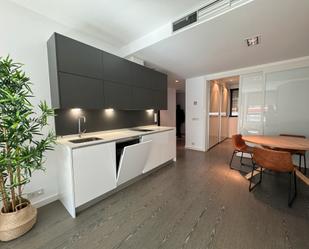 Kitchen of Flat to rent in  Madrid Capital  with Air Conditioner, Heating and Terrace