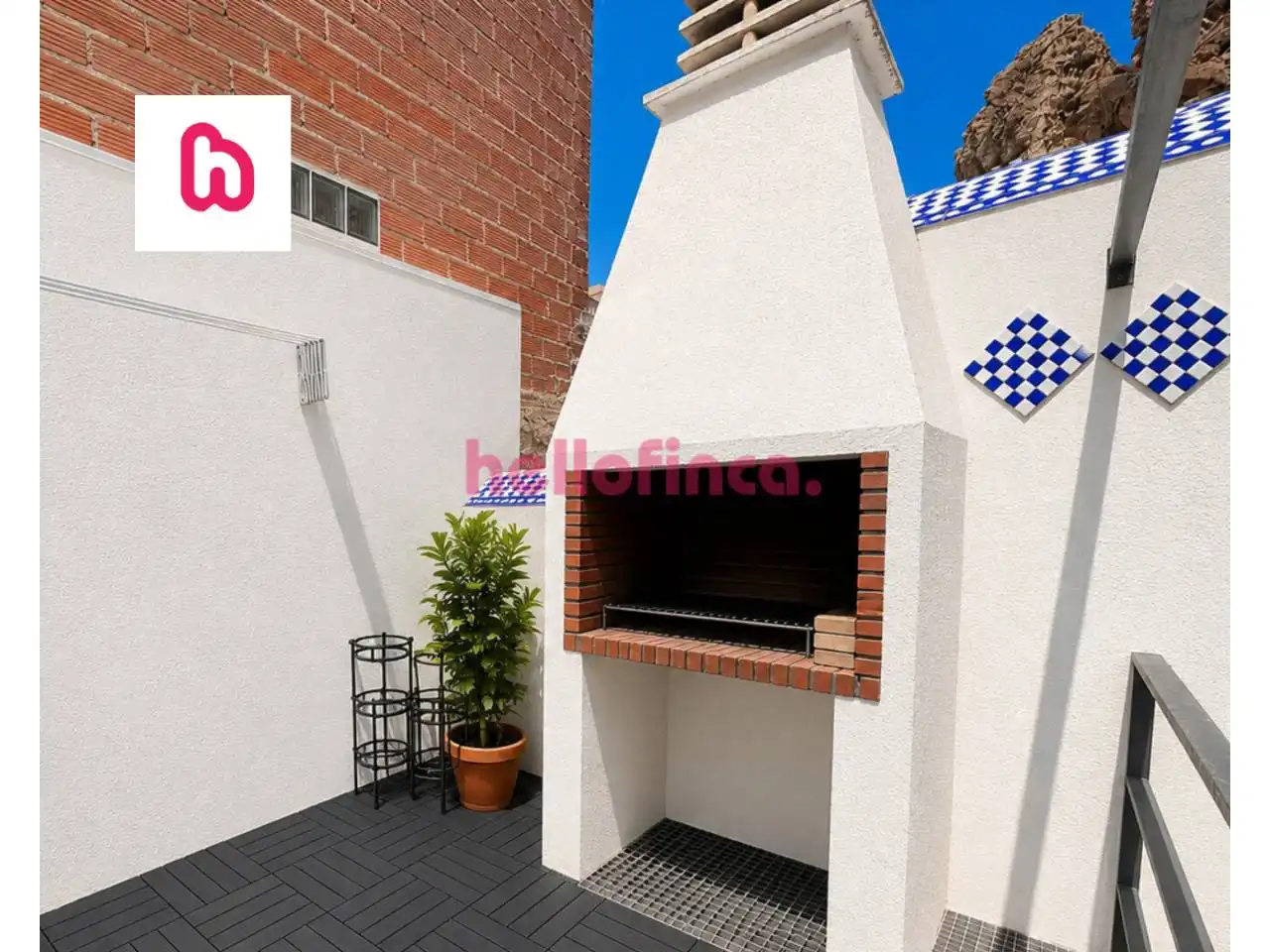 Terrasse von Wohnung zum Verkauf in Badalona mit Heizung, Privatgarten und Terrasse