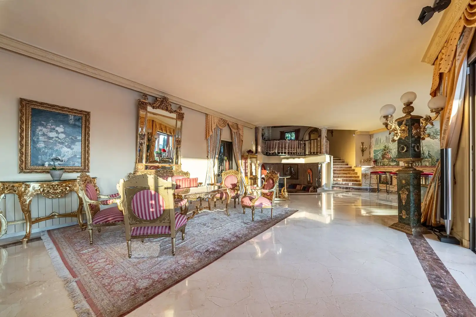 Wohnzimmer von Country house zum Verkauf in Benahavís mit Terrasse