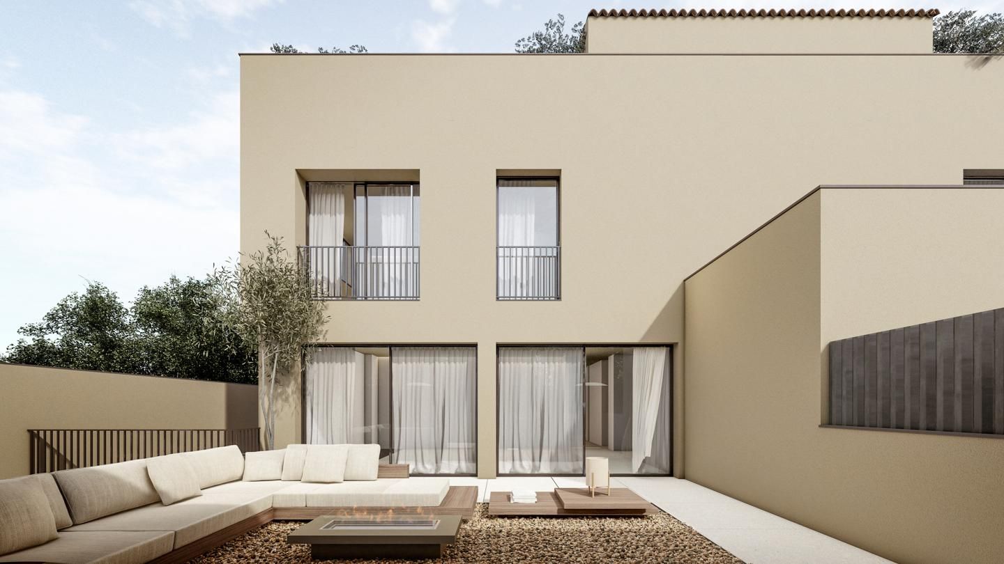 Vista exterior de Planta baixa en venda en Teià amb Aire condicionat, Parquet i Terrassa