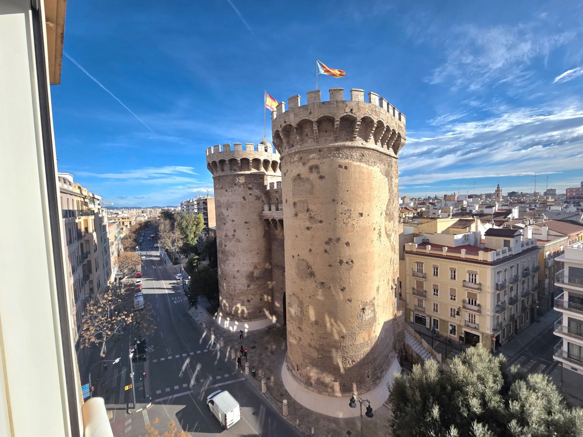 Vista exterior de Pis de lloguer en  Valencia Capital amb Aire condicionat, Calefacció i Forn