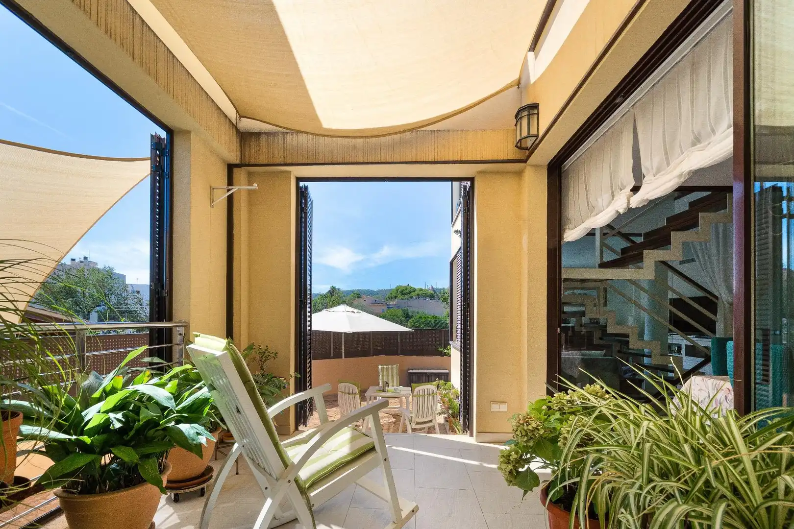 Terrassa de Casa o xalet en venda en  Palma de Mallorca amb Aire condicionat, Calefacció i Jardí privat