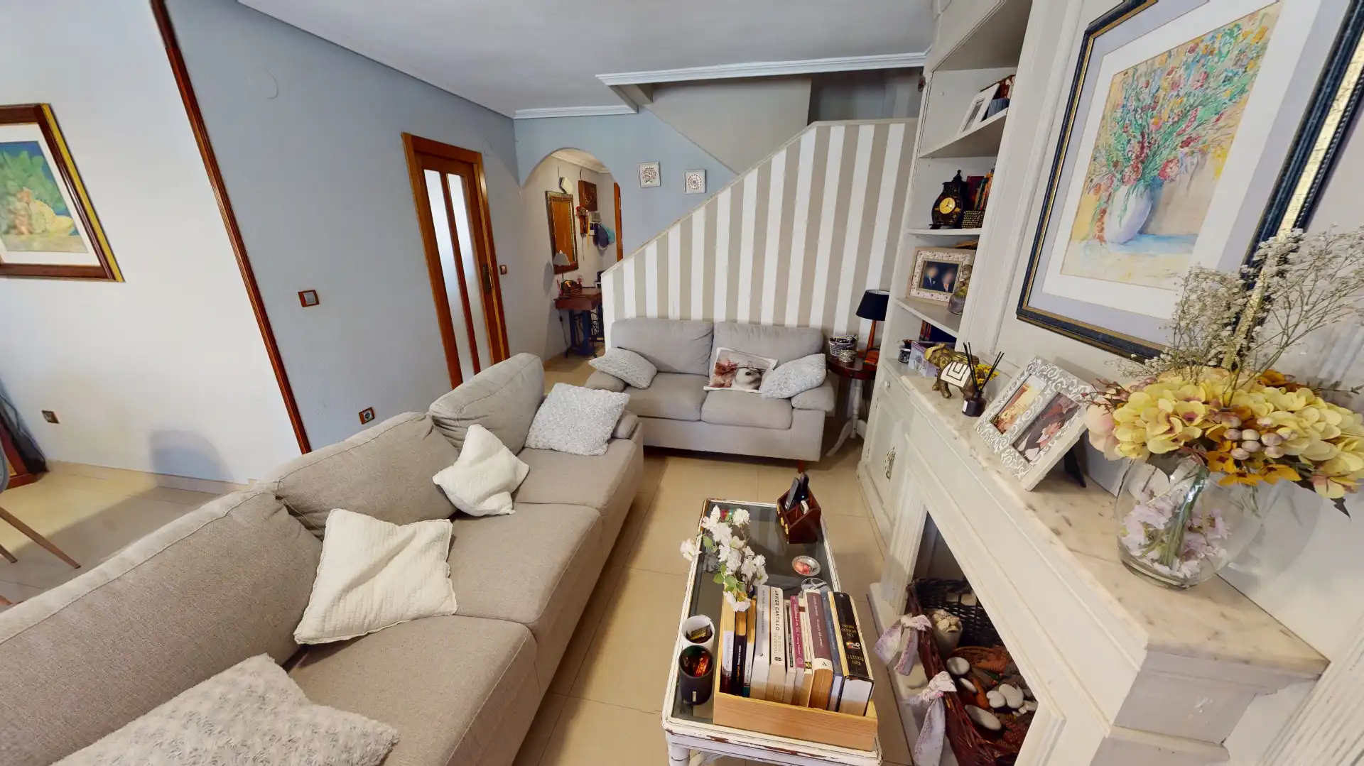 Sala d'estar de Dúplex en venda en Alicante / Alacant amb Aire condicionat, Terrassa i Traster