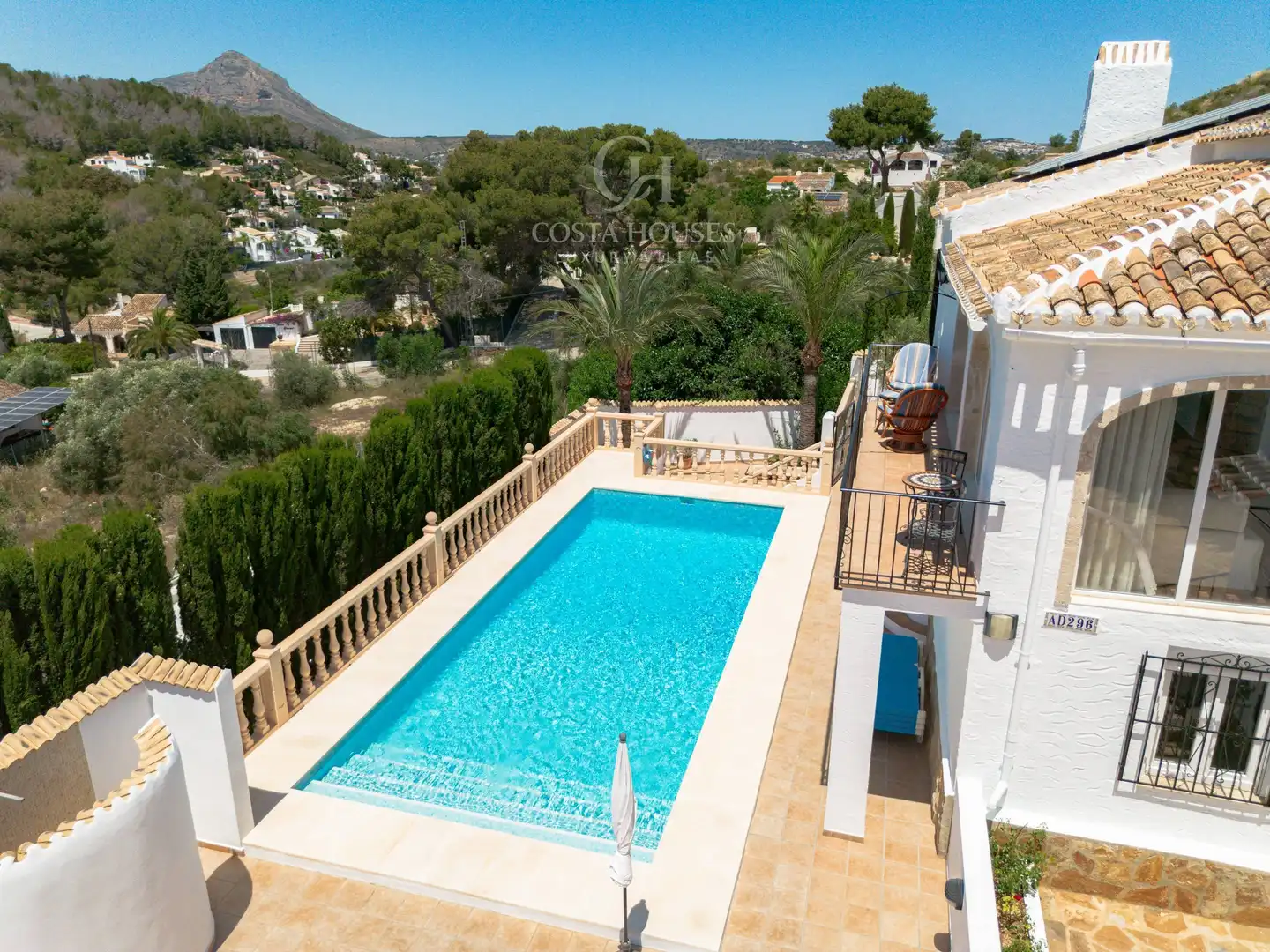 Vista exterior de Casa o chalet en venta en Jávea / Xàbia con Aire acondicionado, Calefacción y Jardín privado