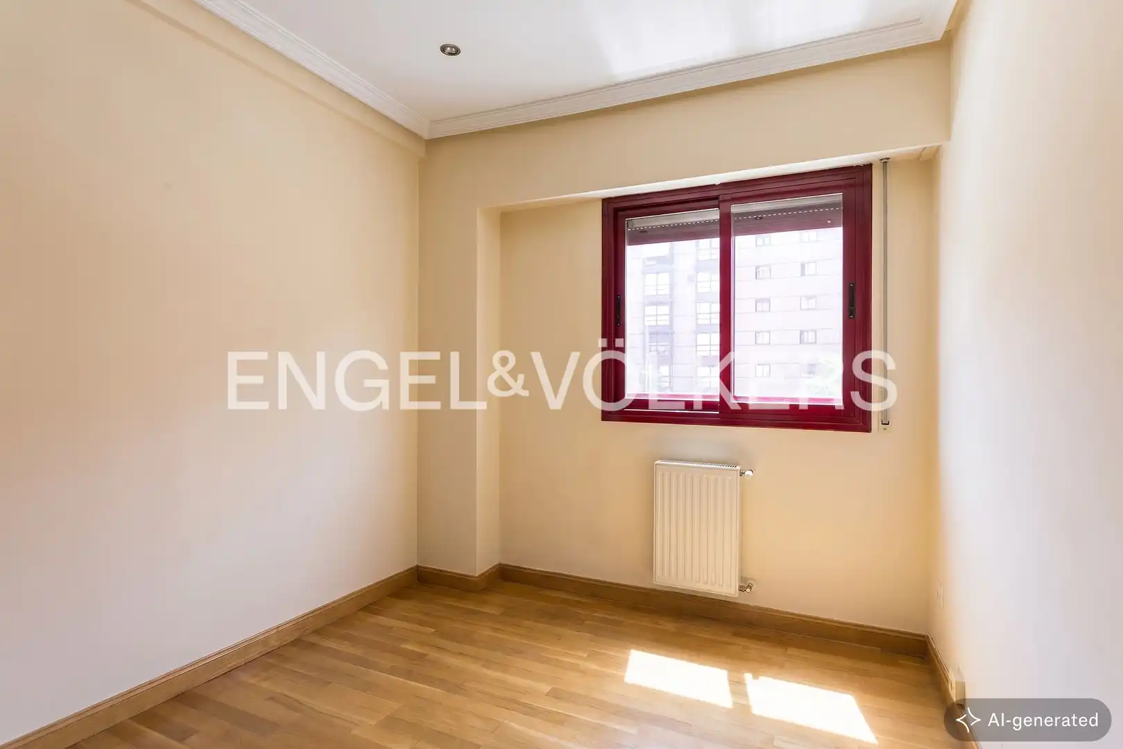 Bedroom of Flat for rent in Madrid  with Air Conditioner, Heating and Private garden