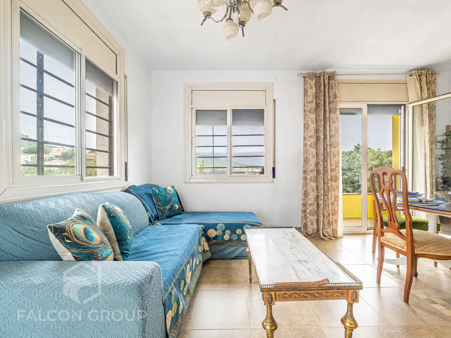 Sala de estar de Casa o chalet en venta en Canyelles con Jardín privado, Terraza y Piscina