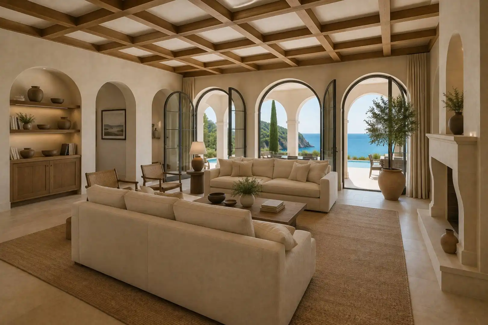 Sala d'estar de Casa o xalet en venda en Jávea / Xàbia amb Aire condicionat, Calefacció i Jardí privat