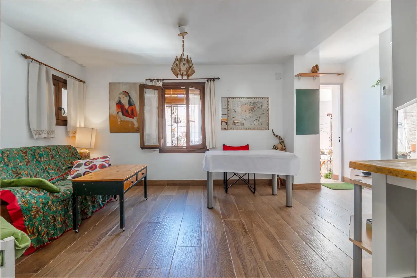 Living room of Houses for sale in Granada  with Air Conditioner, Terrace and Furnished