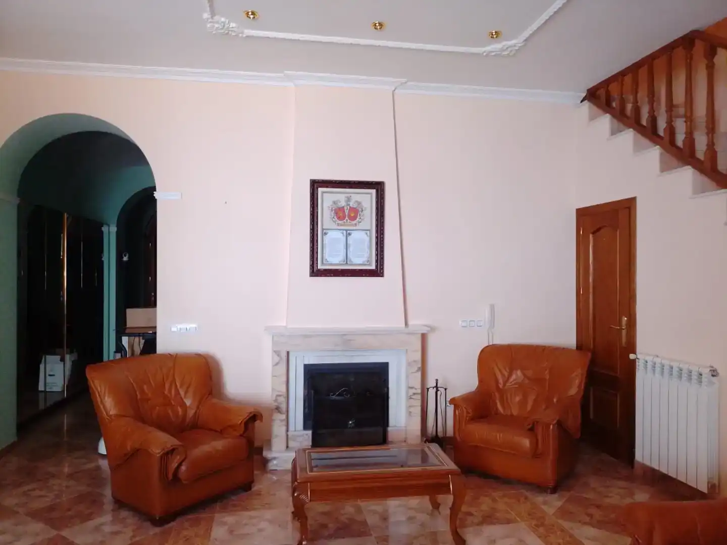 Sala d'estar de Pis en venda en Valencia del Ventoso amb Aire condicionat, Traster i Moblat