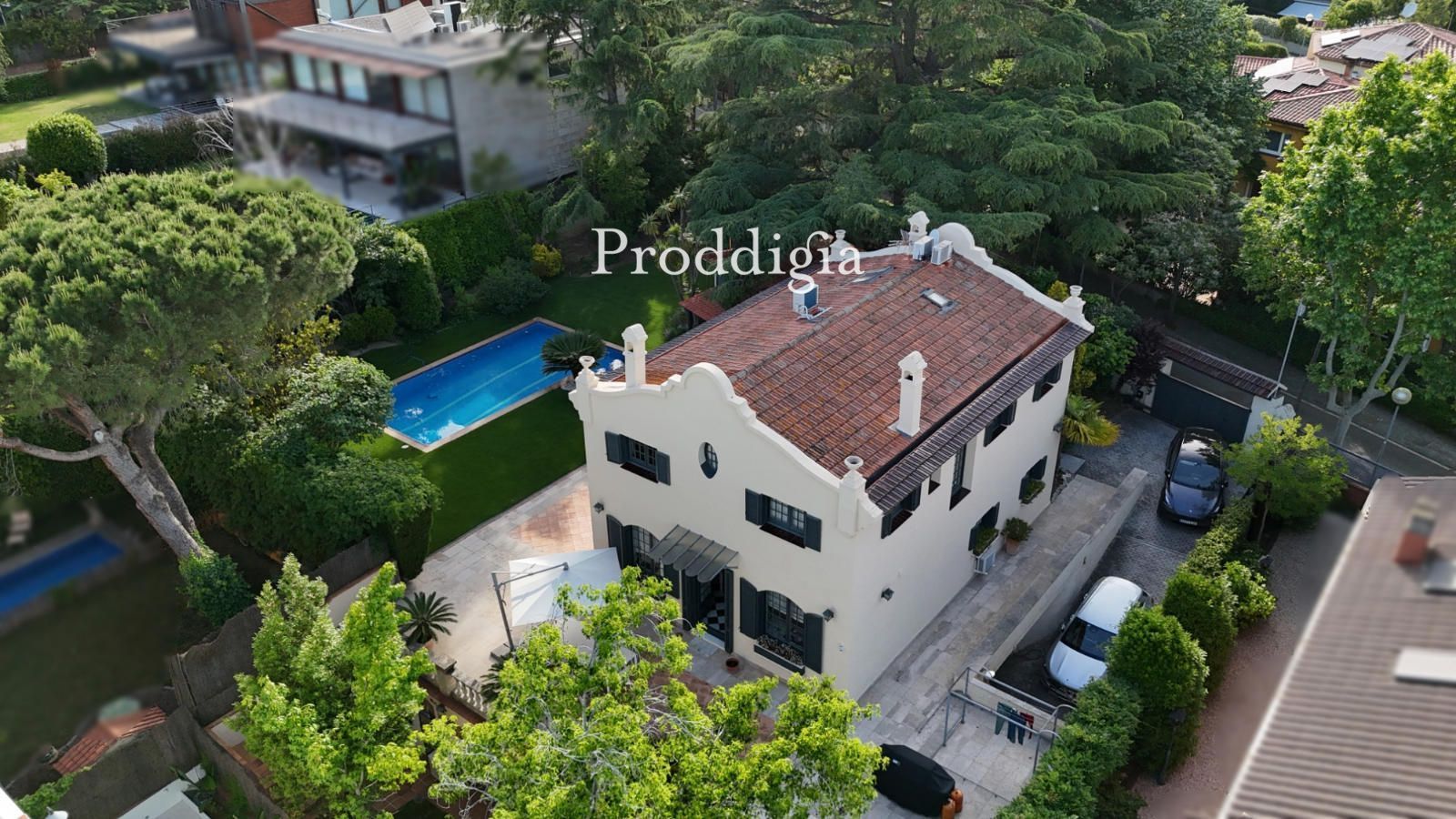 Garden of House or chalet for sale in Sant Cugat del Vallès  with Air Conditioner, Heating and Storage room