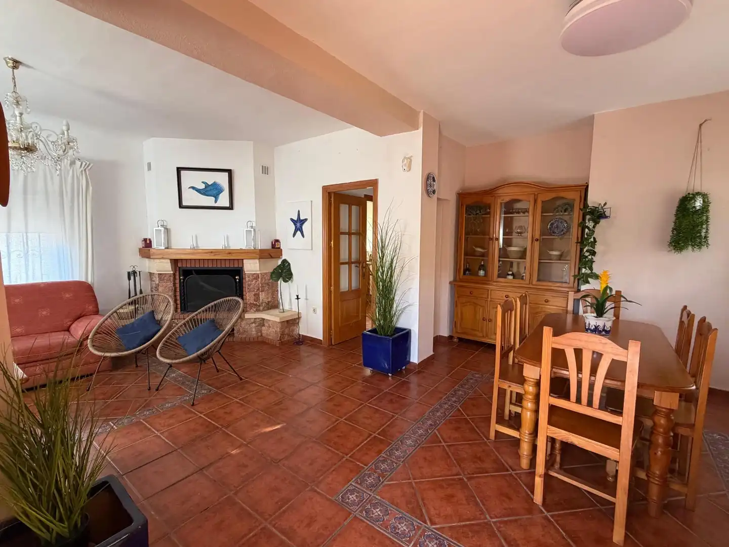 Sala de estar de Casa o chalet de alquiler en Rincón de la Victoria con Terraza, Trastero y Amueblado