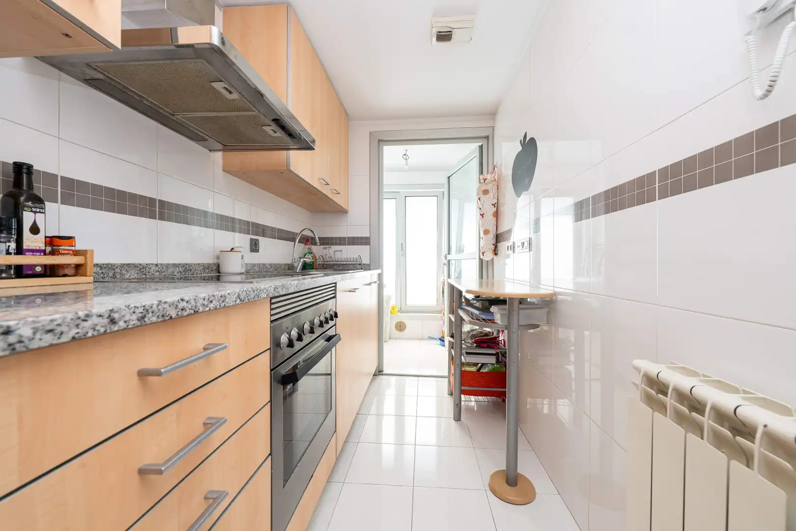 Kitchen of Apartments for sale in A Coruña Capital   with Heating, Parquet flooring and Storage room