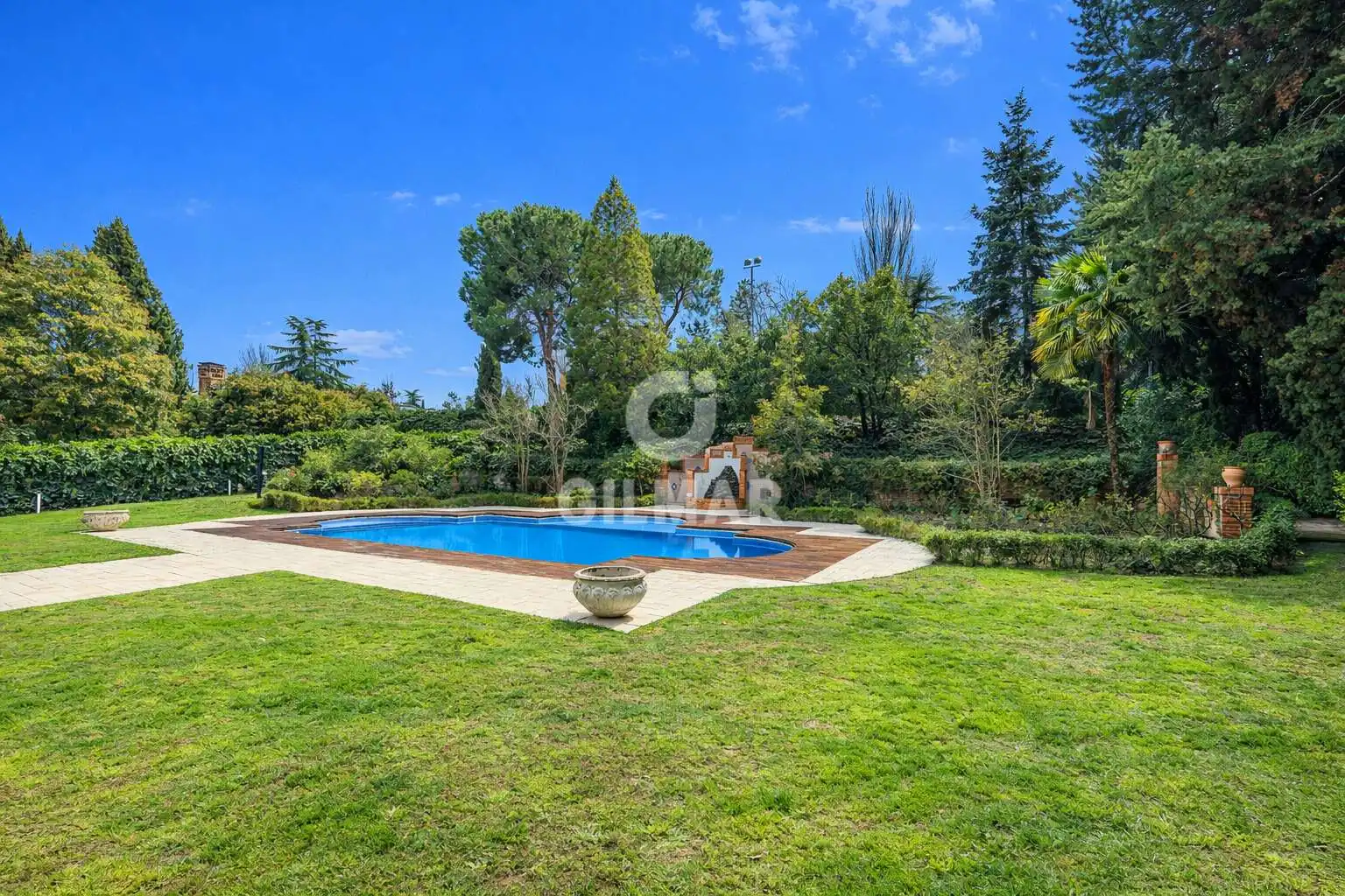 Garden of Houses for sale in Pozuelo de Alarcón  with Heating, Private garden and Swimming Pool