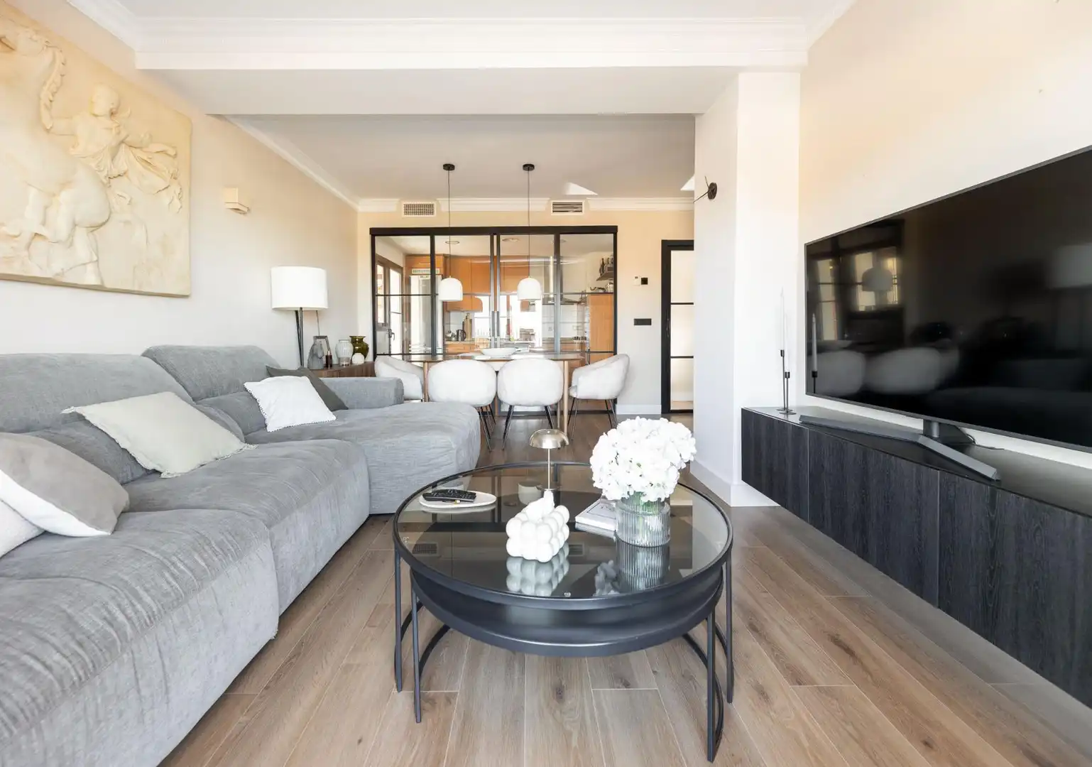 Sala de estar de Ático en venta en Monachil con Aire acondicionado, Calefacción y Terraza