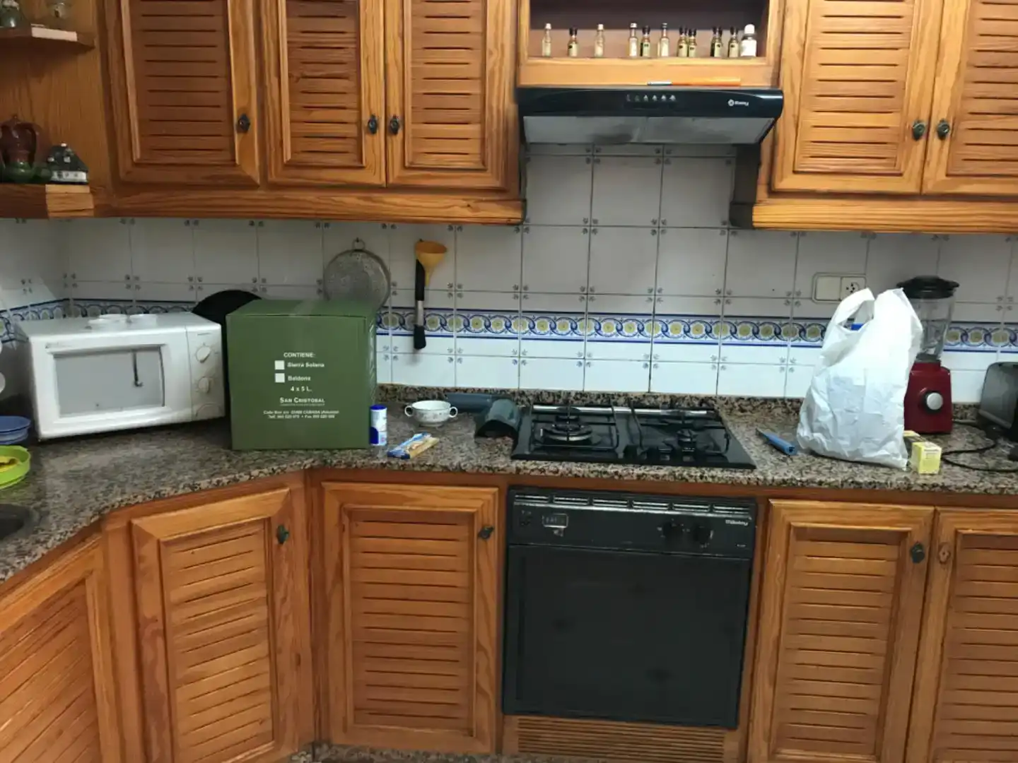 Kitchen of Flat for sale in Cañada  with Air Conditioner, Private garden and Storage room