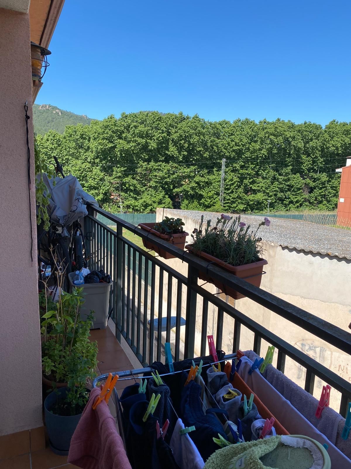 Balcony of Flat for sale in Santa Coloma de Farners  with Heating and Community pool