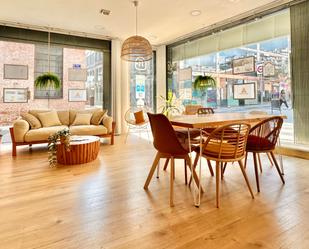 Dining room of Planta baja for sale in Terrassa  with Air Conditioner, Parquet flooring and Furnished