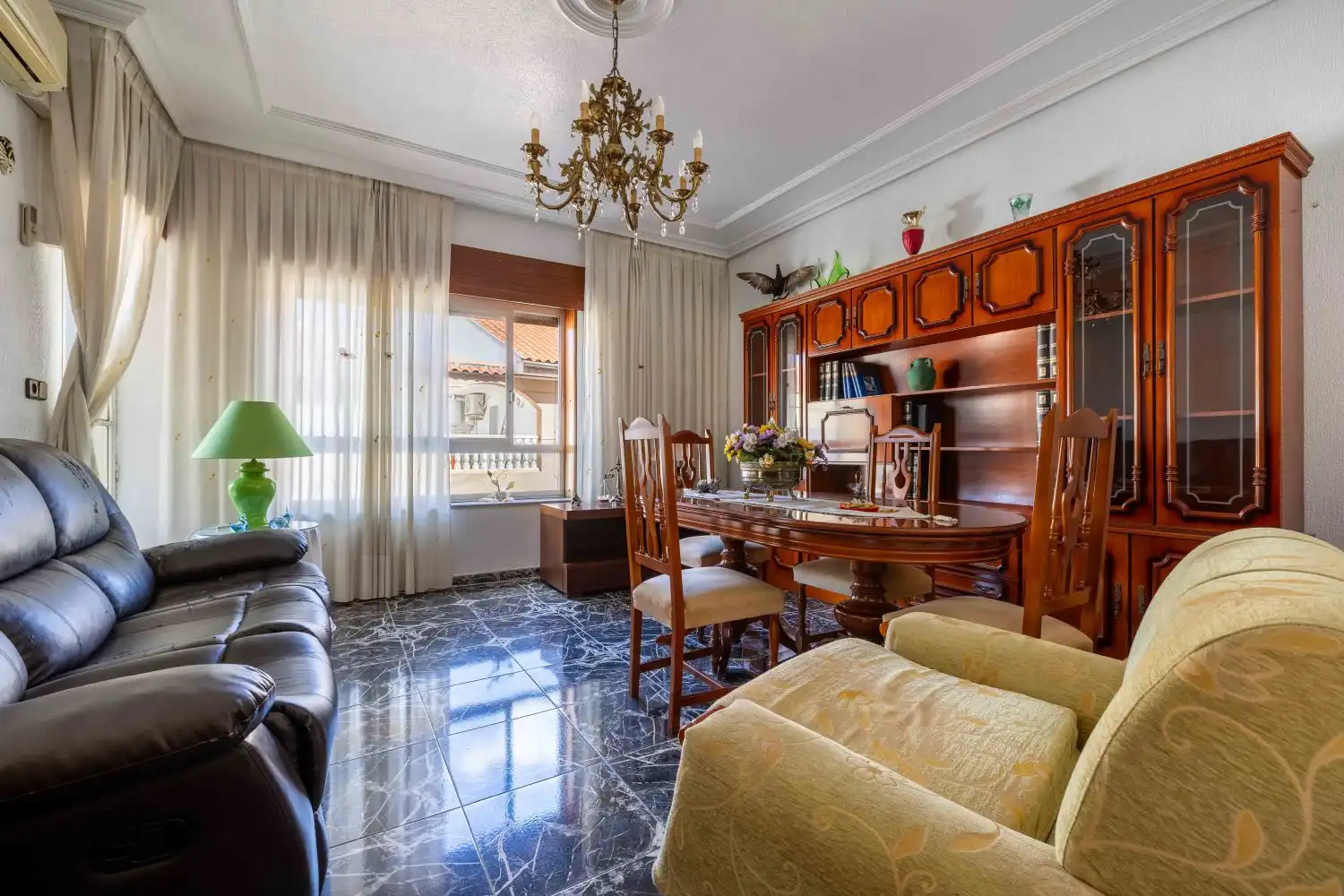 Sala d'estar de Pis en venda en  Murcia Capital amb Aire condicionat, Terrassa i Traster