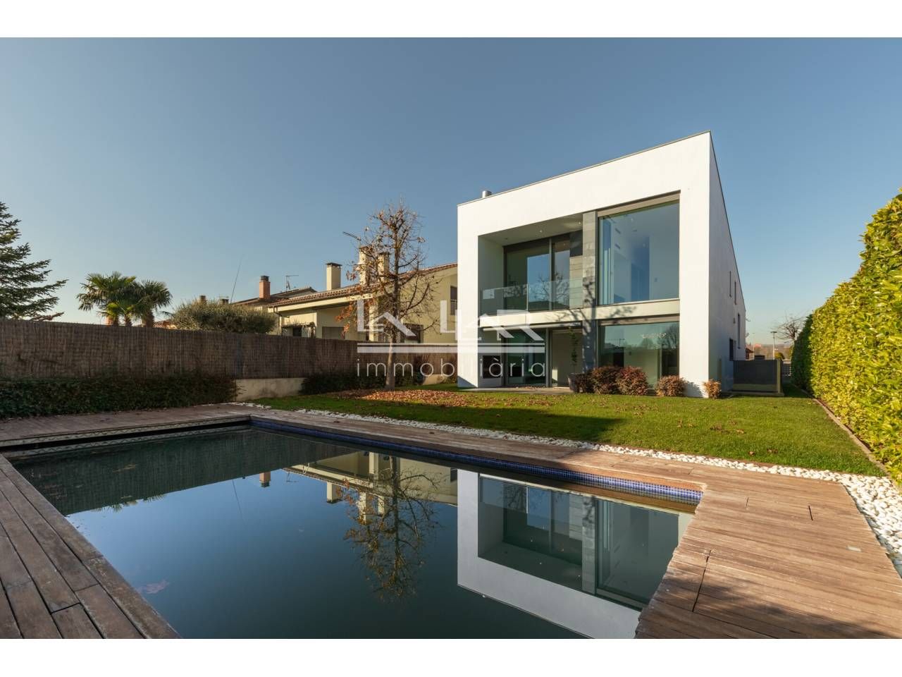 Vista exterior de Casa o xalet en venda en Gurb amb Aire condicionat, Calefacció i Jardí privat
