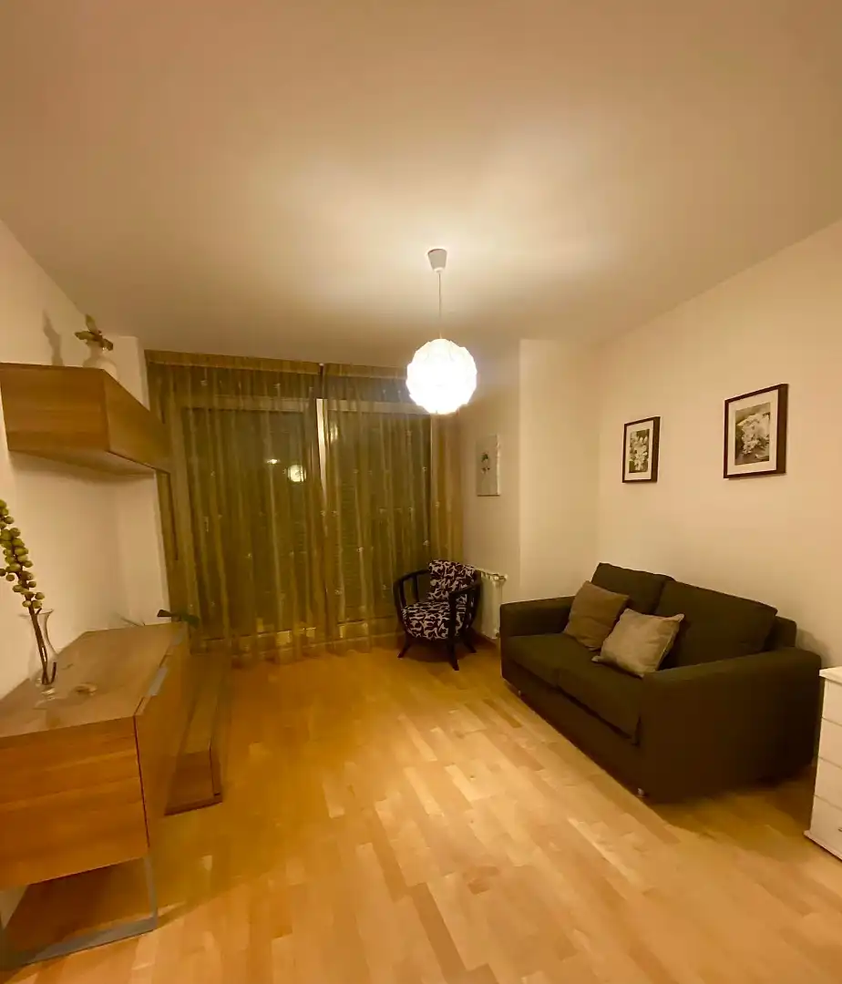 Sala d'estar de Pis en venda en Torrelavega  amb Calefacció, Parquet i Moblat