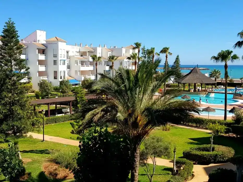 Exterior view of Flat for rent in El Ejido  with Private garden, Swimming Pool and Furnished
