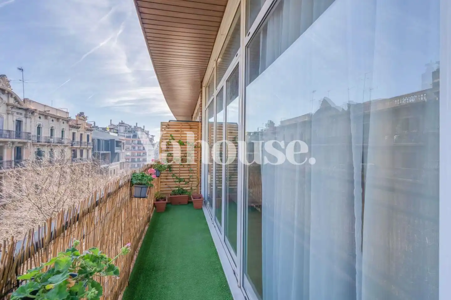 Terrasse von Wohnung zum Verkauf in Barcelona mit Klimaanlage, Heizung und Parkett