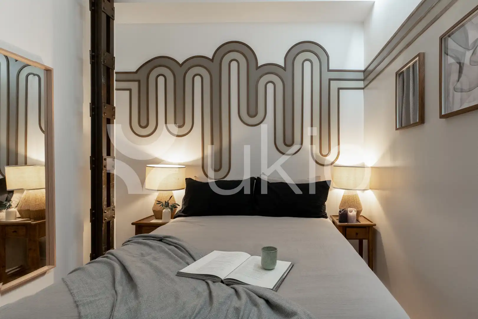 Habitación de Apartamento de alquiler en Madrid con Aire acondicionado, Calefacción y Amueblado