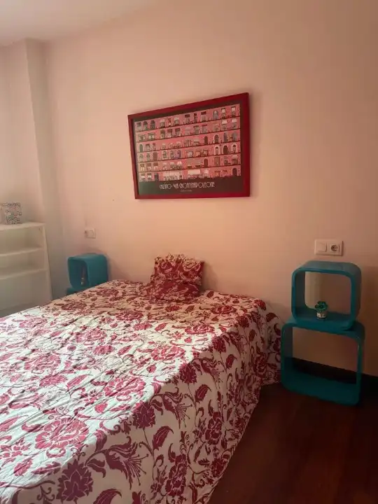 Bedroom of Flat for rent in Santiago de Compostela   with Heating, Storage room and Furnished
