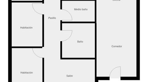 Foto 3 de Pis de lloguer a Orcasitas,  Madrid Capital