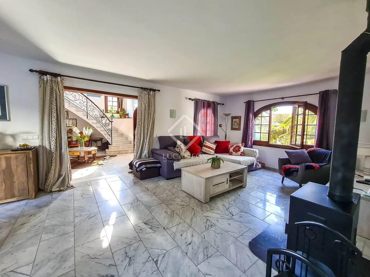 Sala d'estar de Casa o xalet en venda en Ciutadella de Menorca amb Aire condicionat, Calefacció i Jardí privat