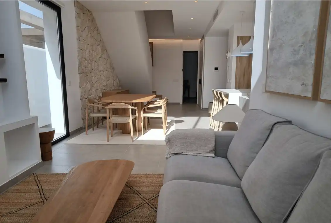 Living room of Houses for sale in L'Alfàs del Pi  with Private garden, Terrace and Swimming Pool