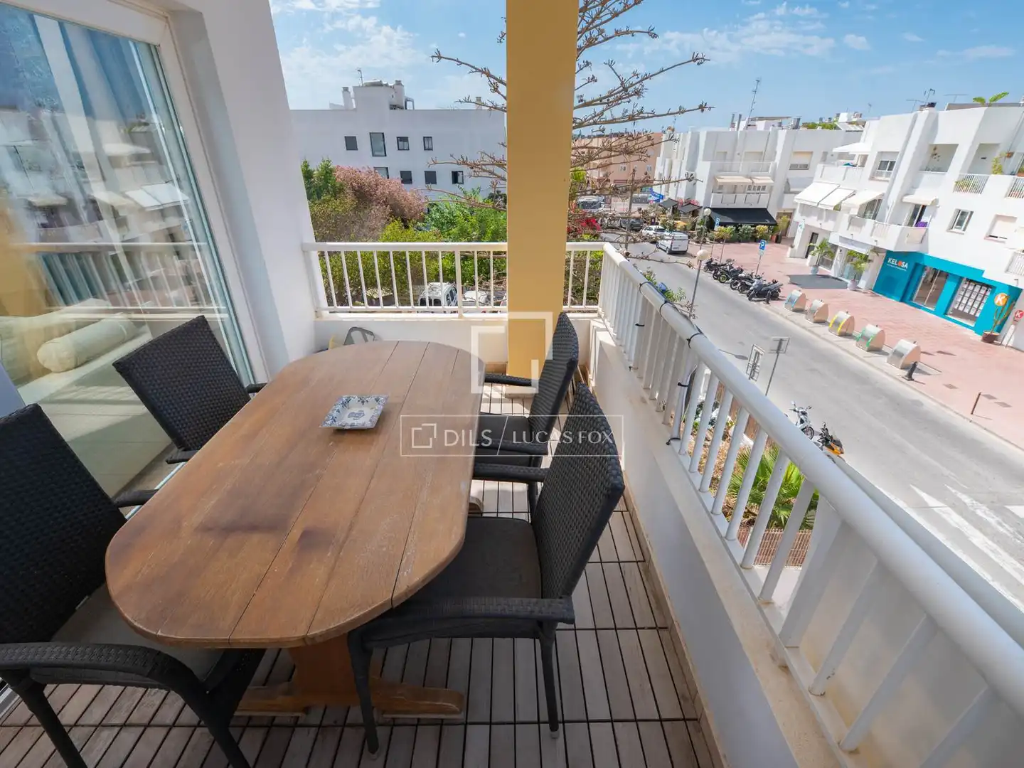Terrace of Flat for sale in Santa Eulària des Riu  with Air Conditioner and Furnished