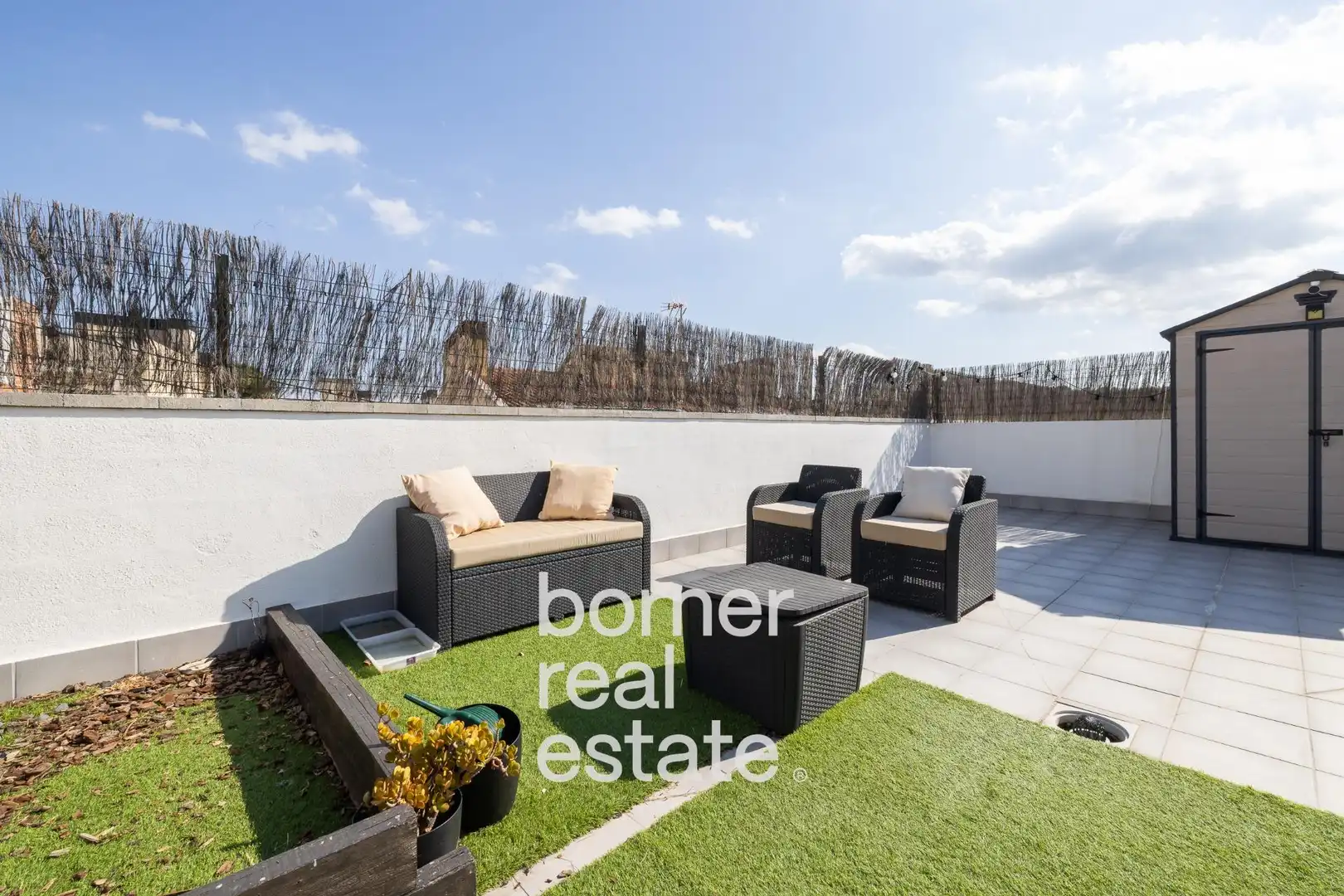 Terrace of Flat for sale in Terrassa  with Air Conditioner, Heating and Parquet flooring