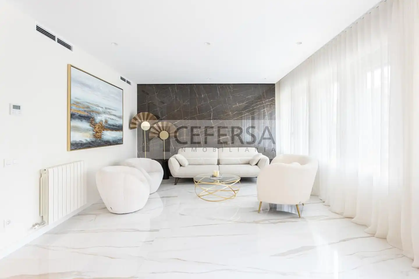 Living room of Flat for sale in Barcelona  with Air Conditioner, Heating and Storage room