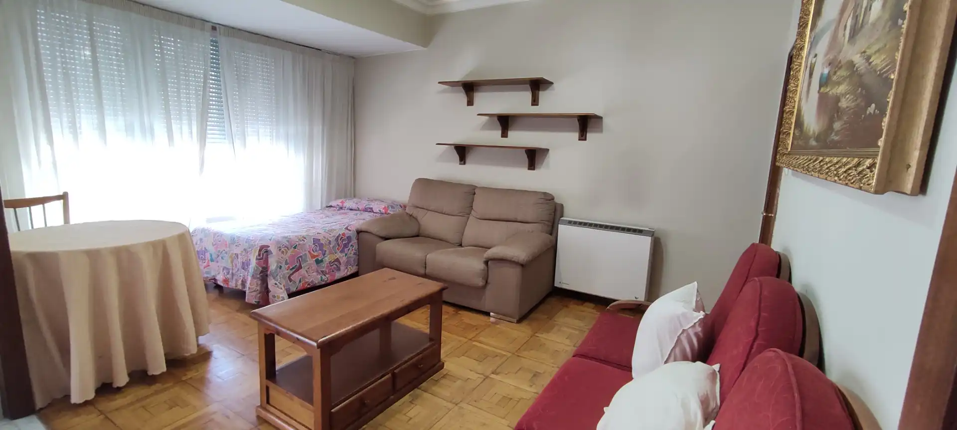 Sala de estar de Piso de alquiler en Ourense Capital  con Calefacción, Amueblado y Horno