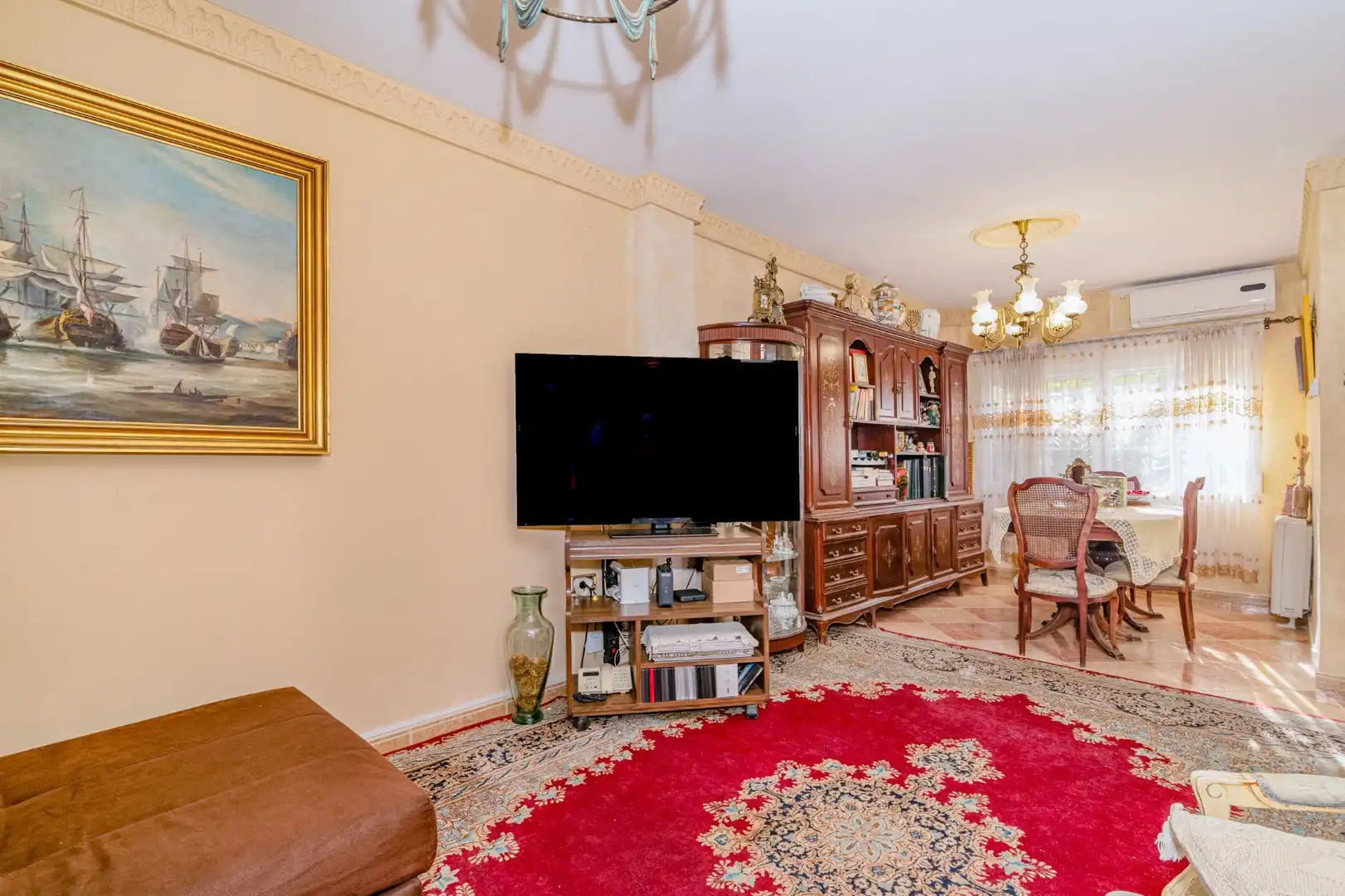 Sala de estar de Casa adosada en venta en Chauchina con Aire acondicionado, Calefacción y Trastero