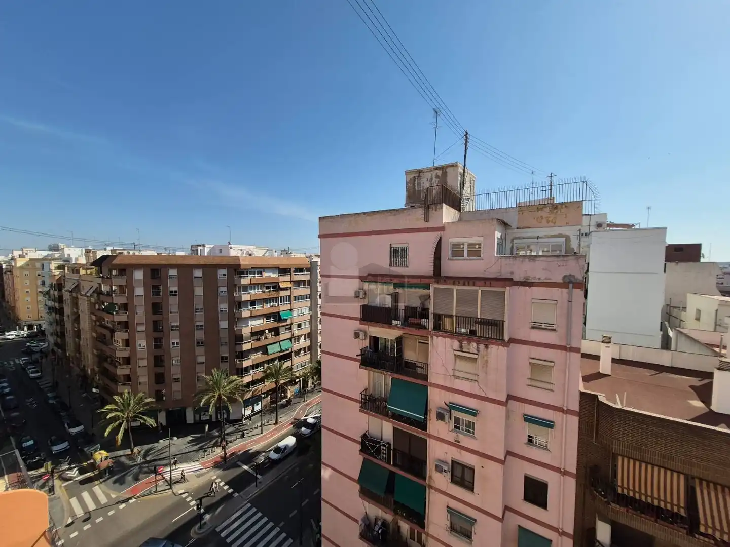 Exterior view of Attic for rent in Valencia  with Air Conditioner, Parquet flooring and Terrace