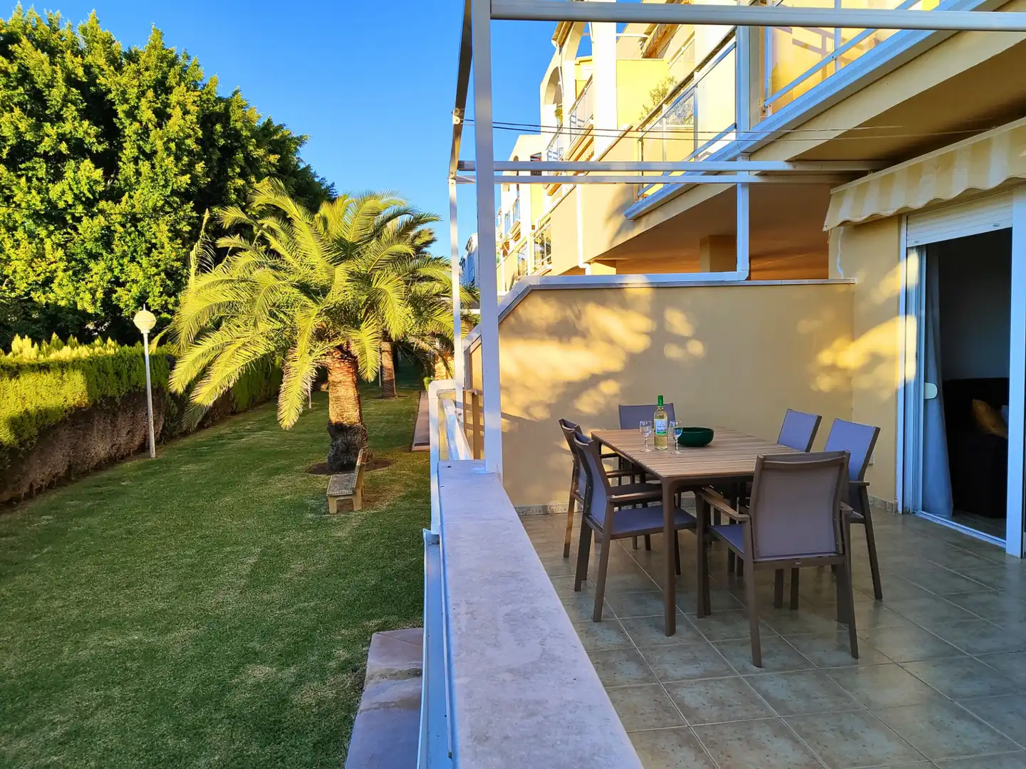 Terrace of Flat for rent in Dénia  with Air Conditioner, Heating and Terrace