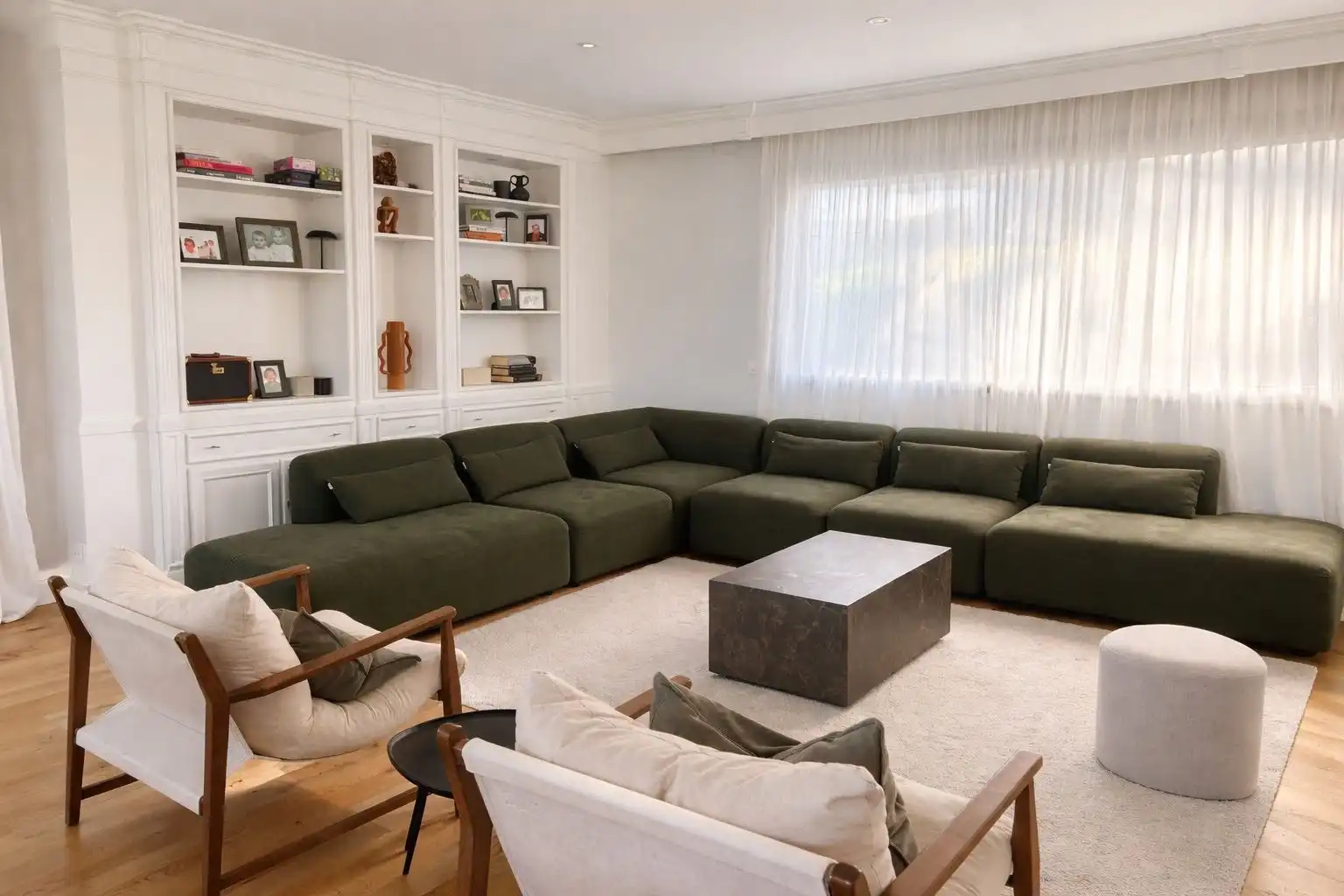 Sala de estar de Casa o chalet de alquiler en Sant Just Desvern con Aire acondicionado, Calefacción y Terraza