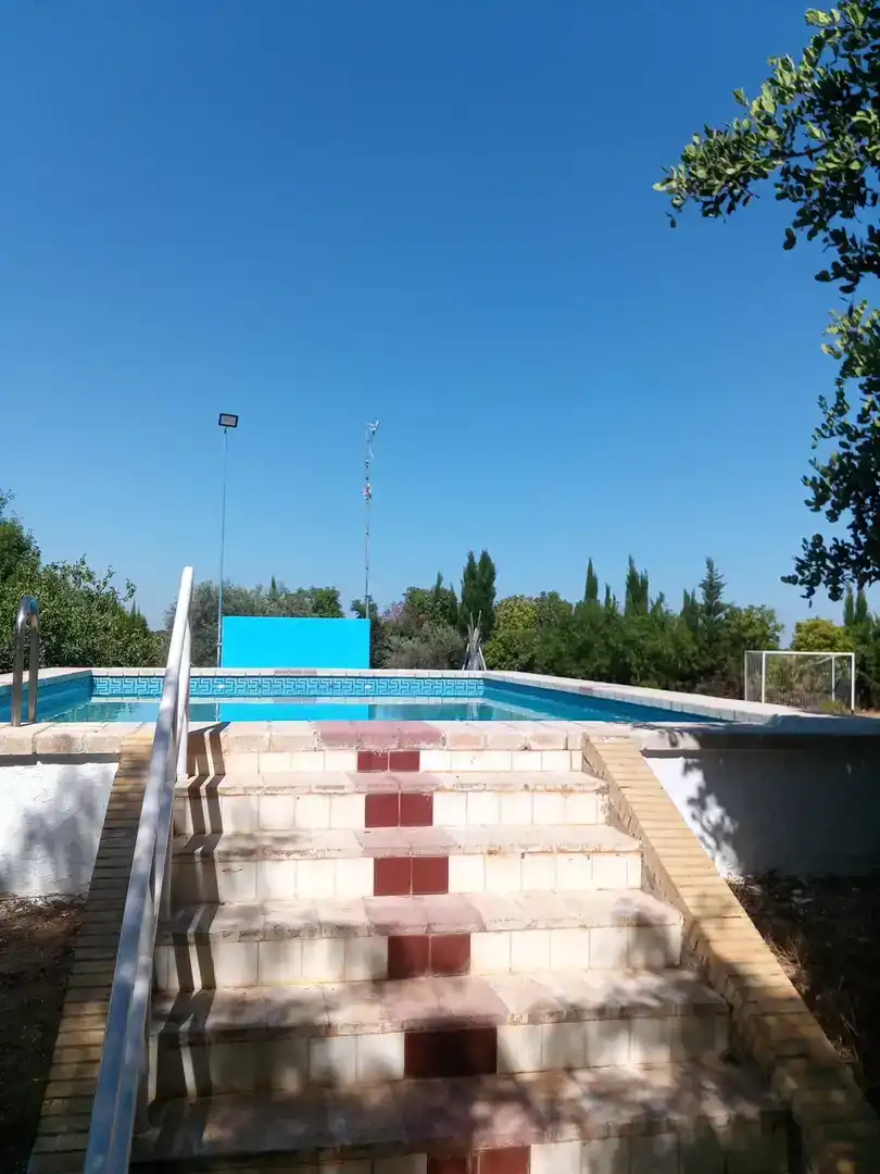 Piscina de Finca rústica en venta en Utrera con Aire acondicionado, Piscina y Amueblado
