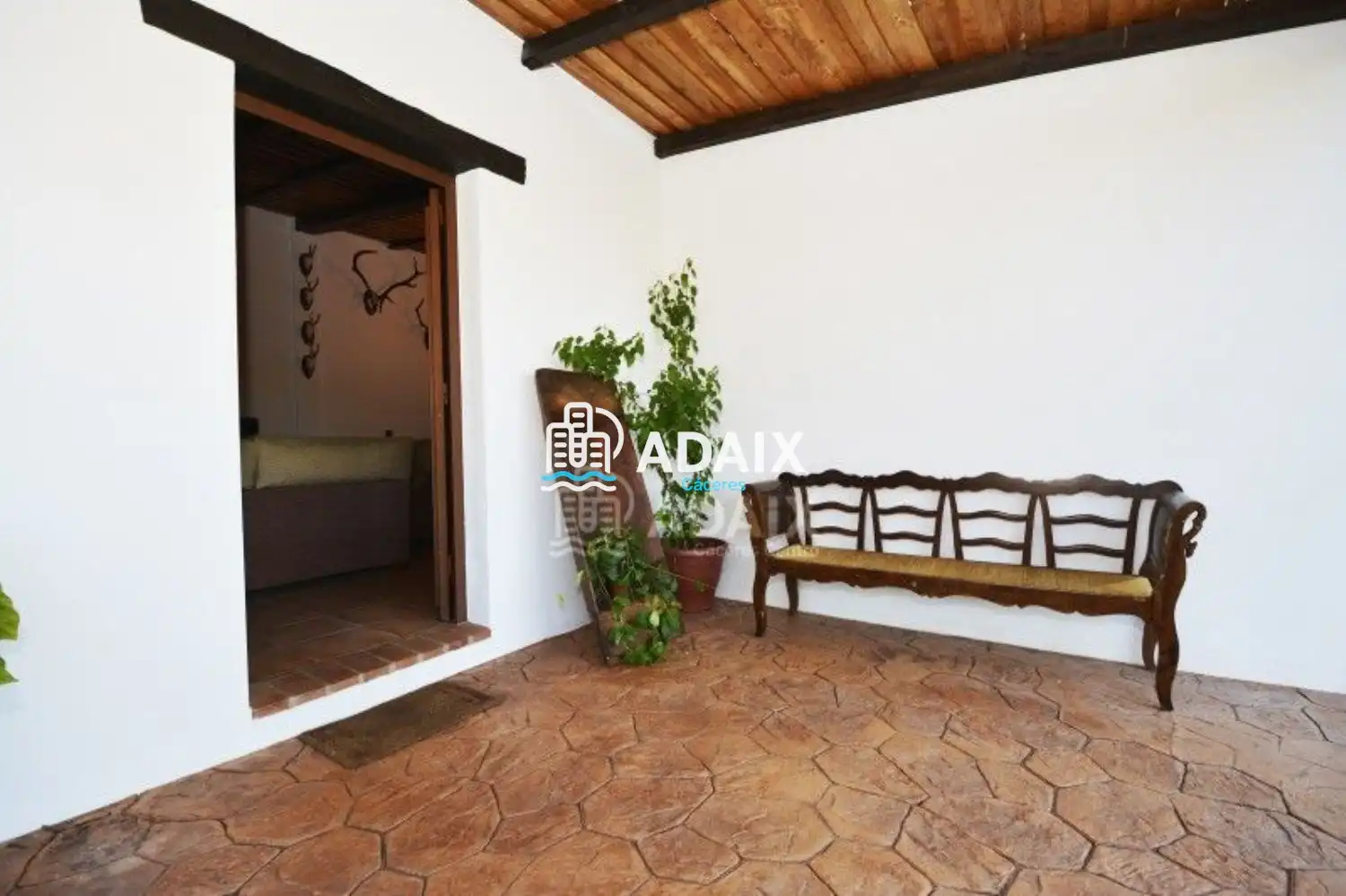 Jardín de Finca rústica en venta en Aliseda con Aire acondicionado y Terraza