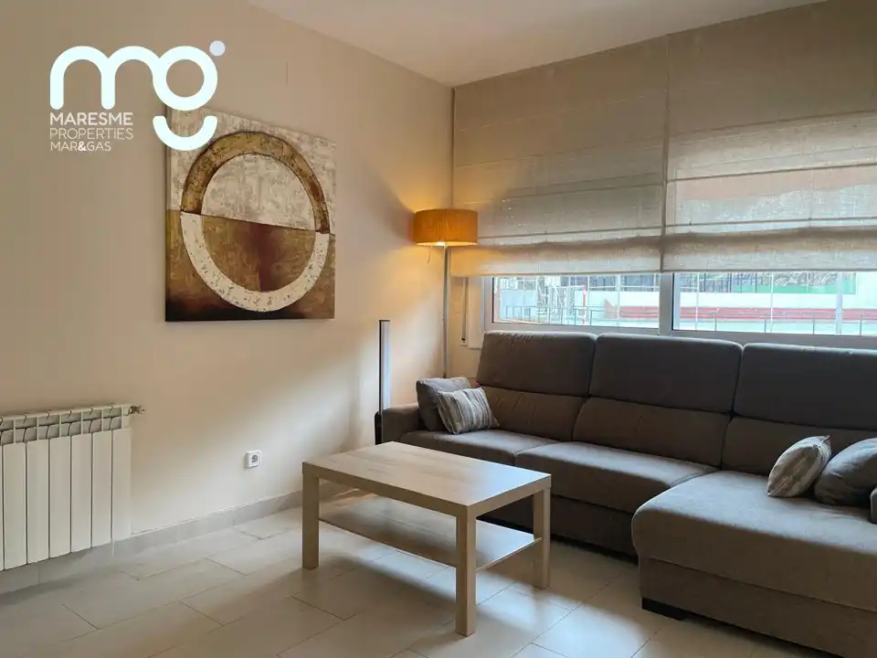 Living room of Flat for rent in Sant Vicenç de Montalt  with Air Conditioner, Heating and Terrace