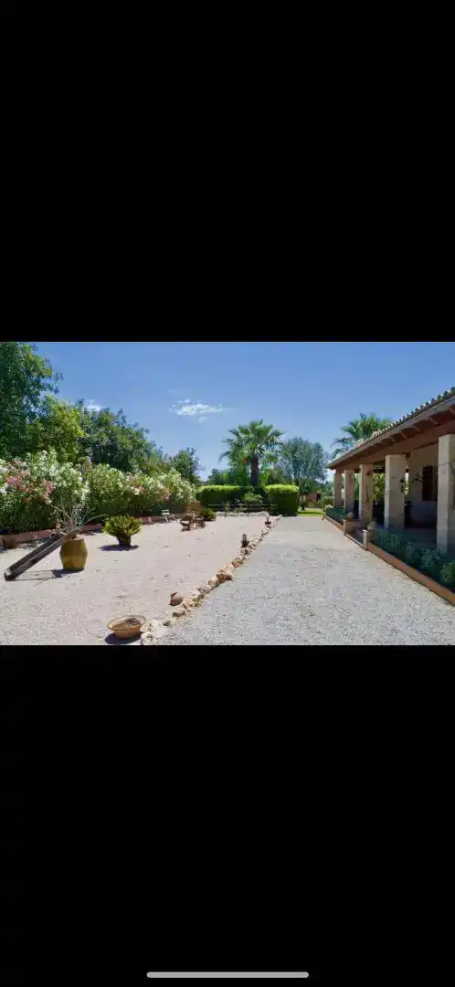 Außenansicht von Country house zur Miete in Sant Llorenç des Cardassar mit Klimaanlage und Schwimmbad