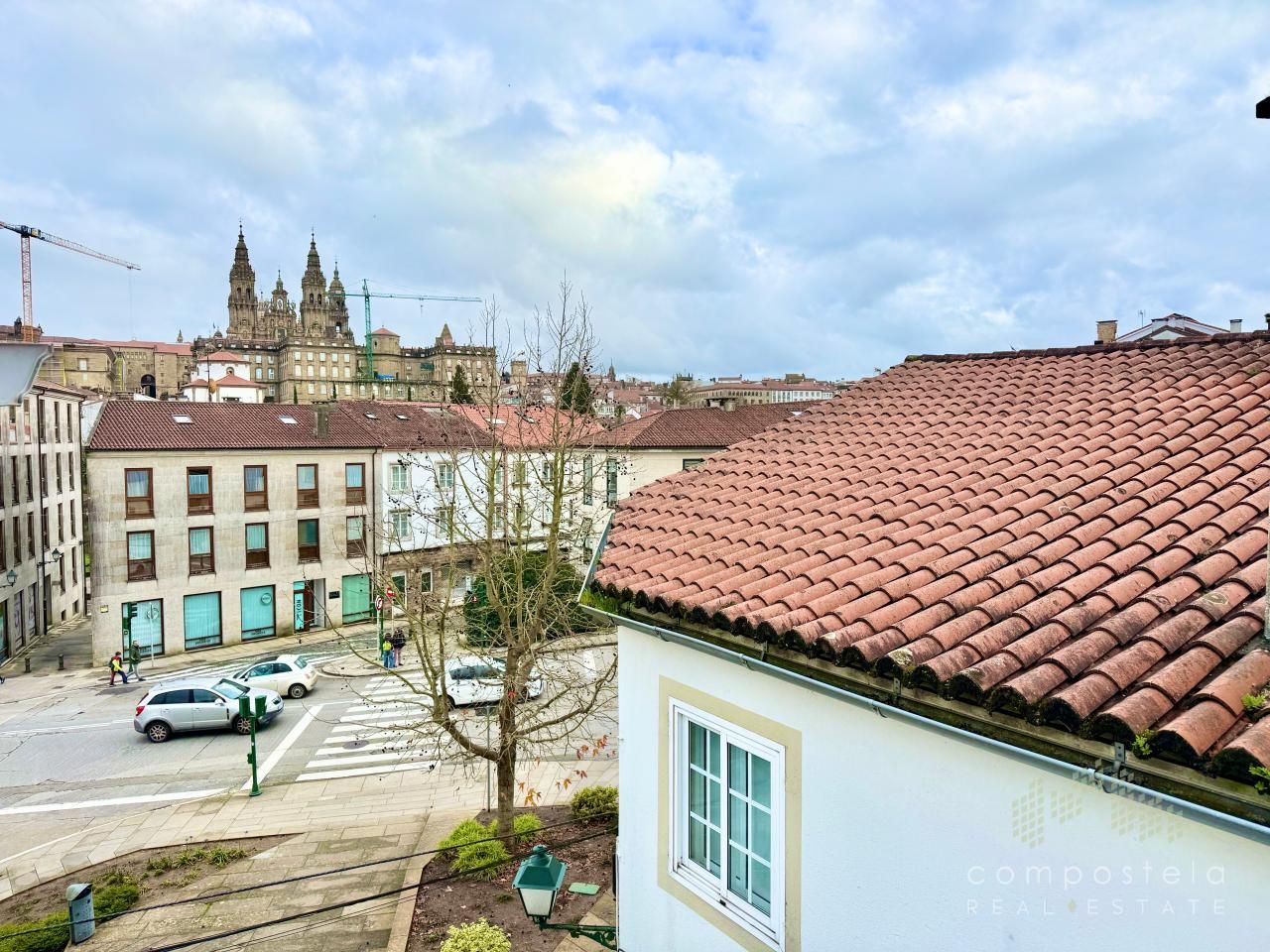 Exterior view of Houses for sale in Santiago de Compostela 