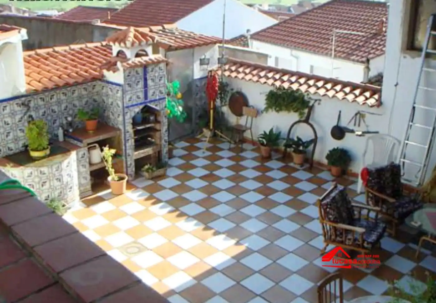 Terraza de Casa o chalet en venta en Villanueva del Rey con Piscina
