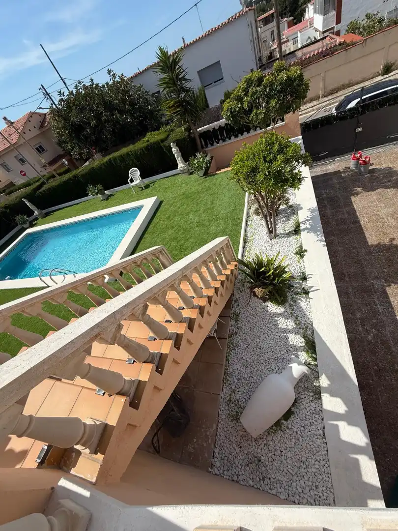Terrasse von Haus oder Chalet zur Miete in Viladecans mit Klimaanlage, Heizung und Privatgarten