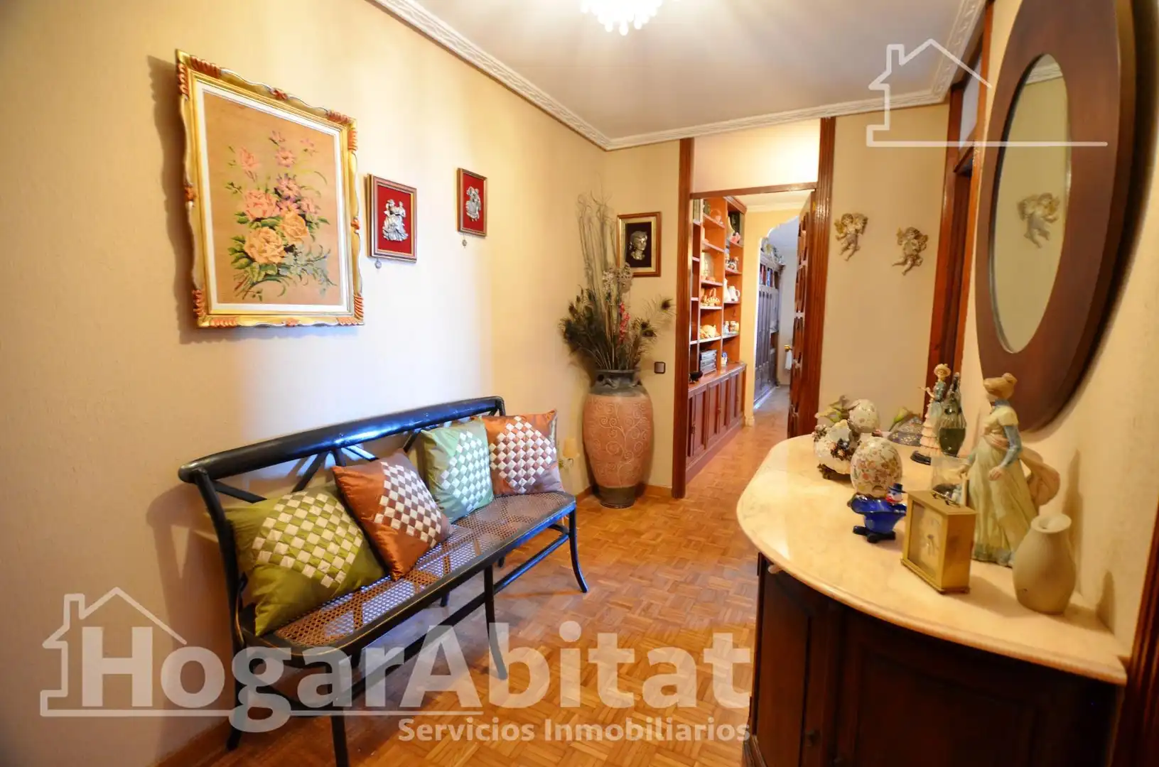 Sala d'estar de Pis en venda en Alicante / Alacant amb Aire condicionat, Calefacció i Jardí privat