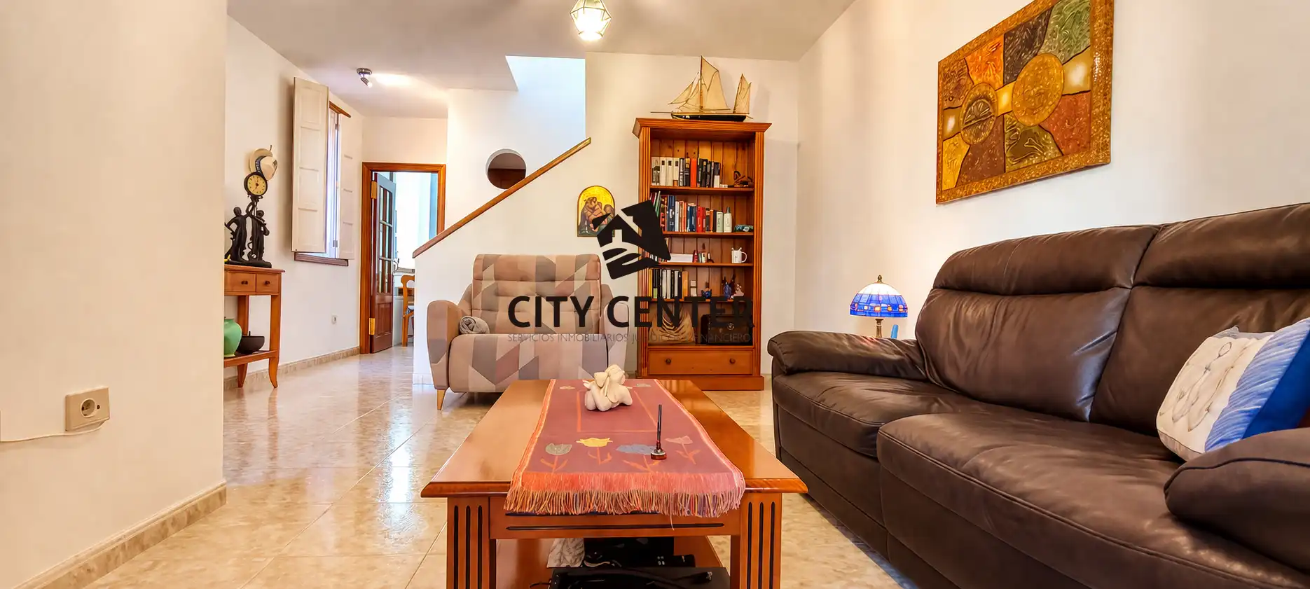 Sala de estar de Casa adosada en venta en Arona con Balcón